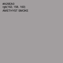 #A29EA0 - Amethyst Smoke Color Image